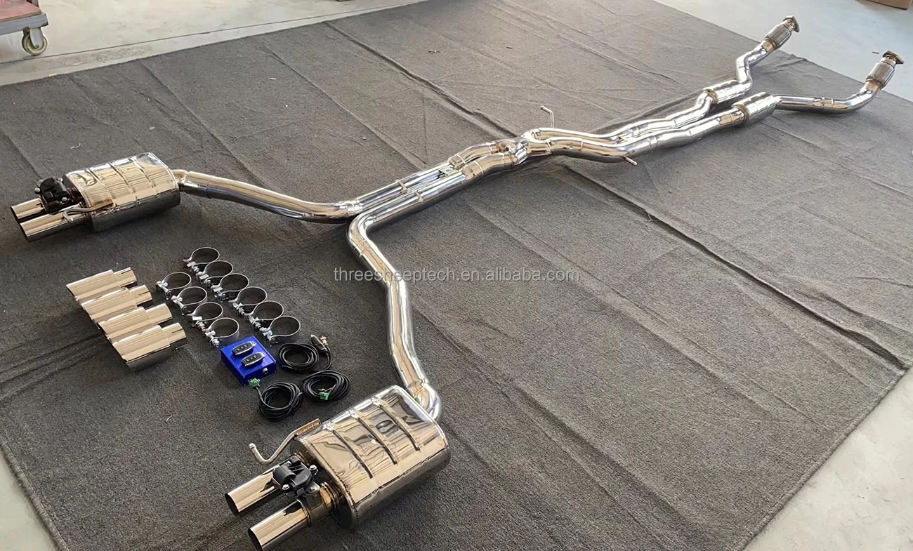 Escape catback con válvulas para Audi S6/S7 4.0T