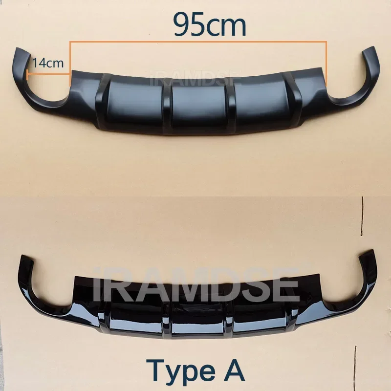 Kit difusor trasero VW Scirocco R 2009-2014 negro brillante para tuning - imagen 4