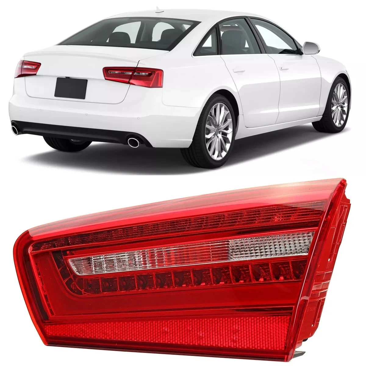 Piloto LED de paragolpes trasero para Audi A6 C7 (2010-2016)