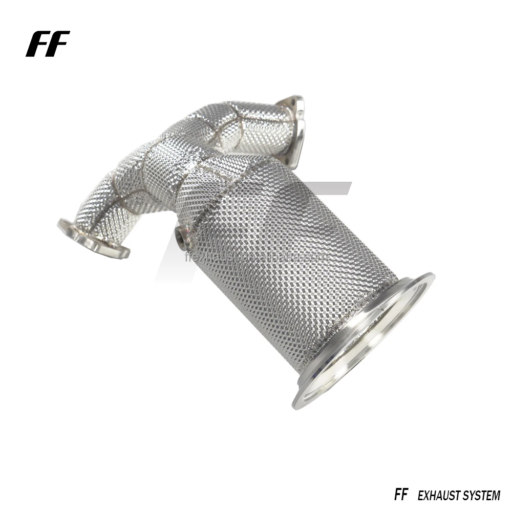 Tubo de bajada de alto flujo para Audi S4 S5 B9 3.0T Sport Cat - imagen 2