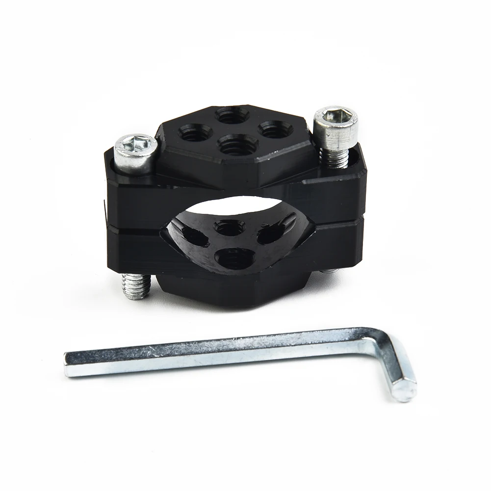 Abrazadera soporte faro LED universal para manillar de moto - imagen 4