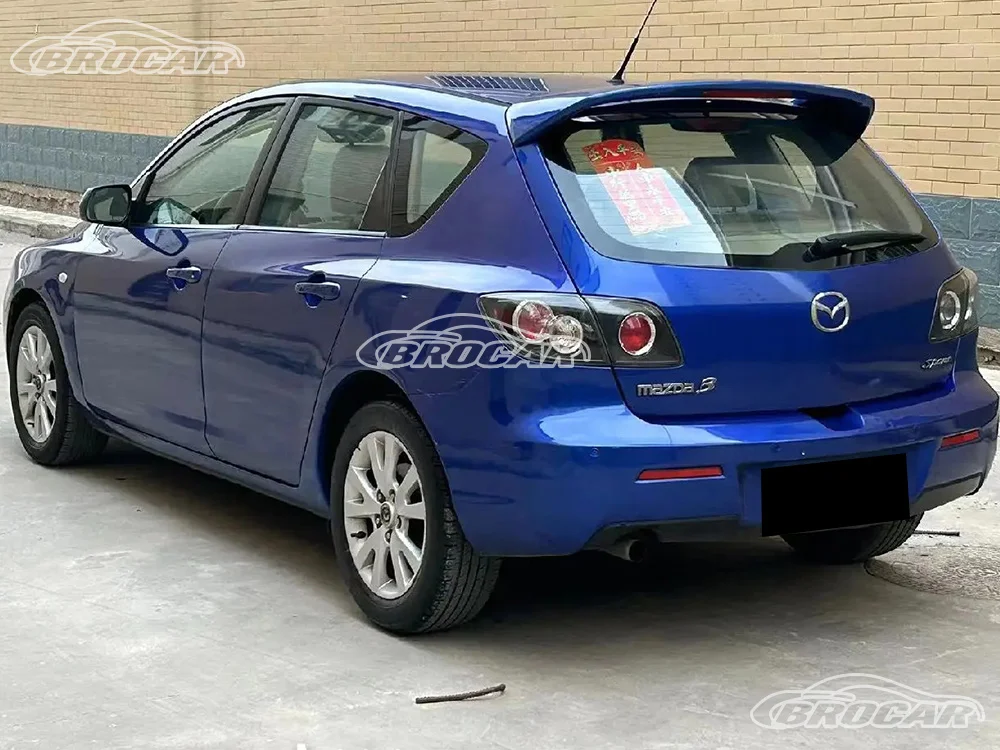 Alerón maletero Mazda 3 Hatchback 2006-2012 ABS negro brillo - imagen 2