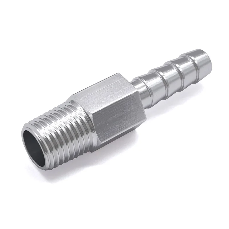 Adaptador roscado aluminio NPT a manguera 5/16 – Ventilación depósito