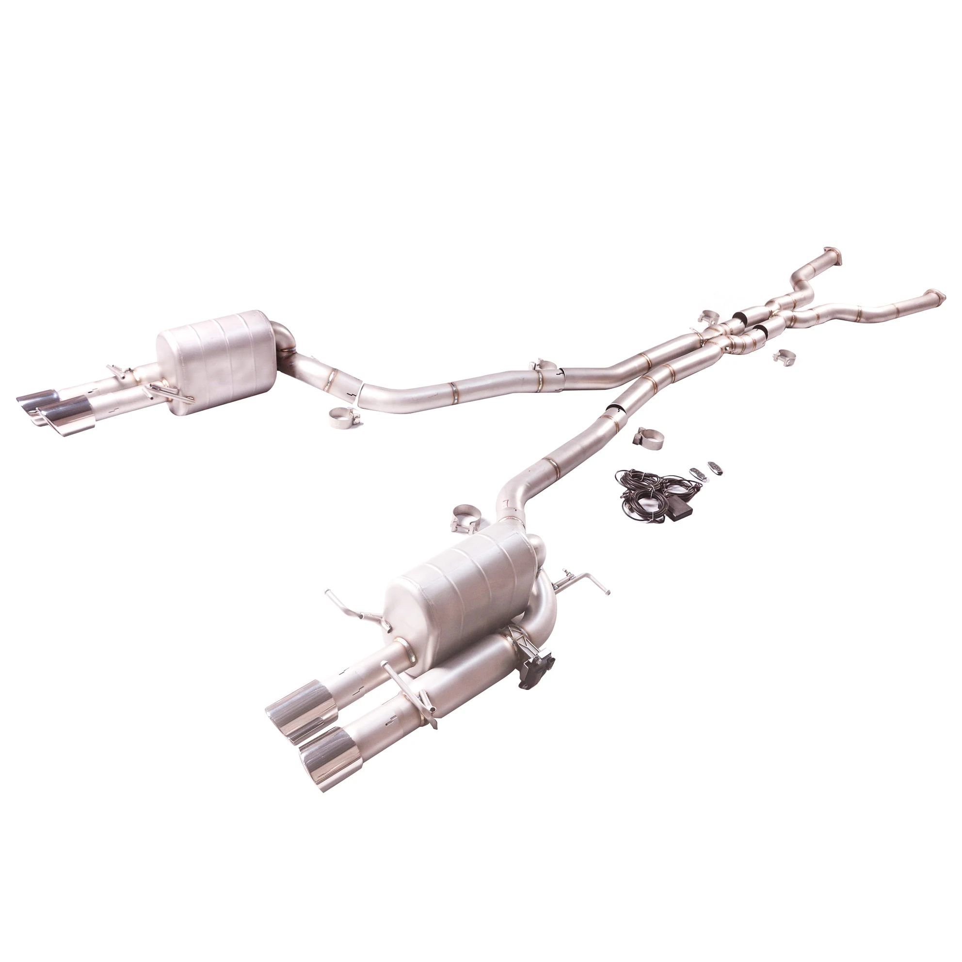 Silenciador de escape GFC Catback válvula eléctrica BMW M5 E60 5.0L - imagen 5