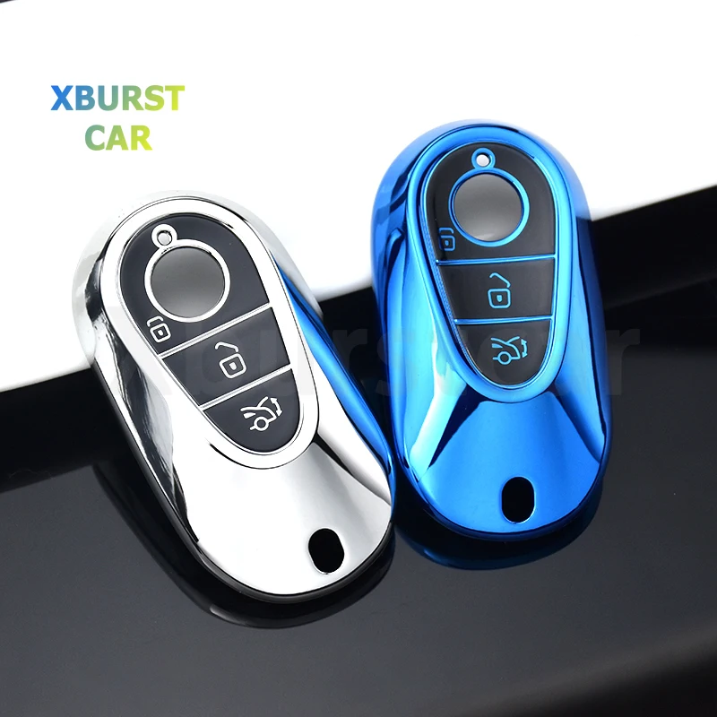 Funda protectora TPU llave Mercedes-Benz Clase C y S W206 W223