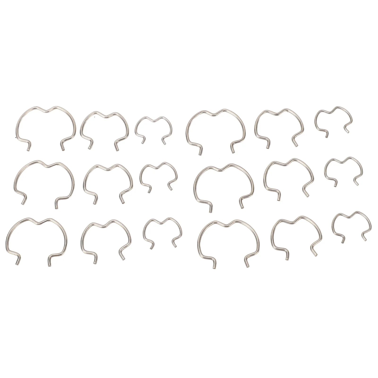 18 Uds 800 801 Clips de conector rápido resistentes 3 tamaños diferentes 3/8 pulgadas 1/2 pulgadas 5/8 pulgadas Clip de retención de línea de enfriador de transmisión para coche - imagen 4