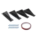 4pcs flat carbon