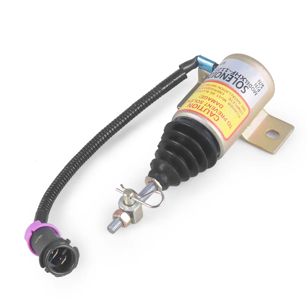 Válvula solenoide de corte de combustible 12 V para motor diésel - imagen 3