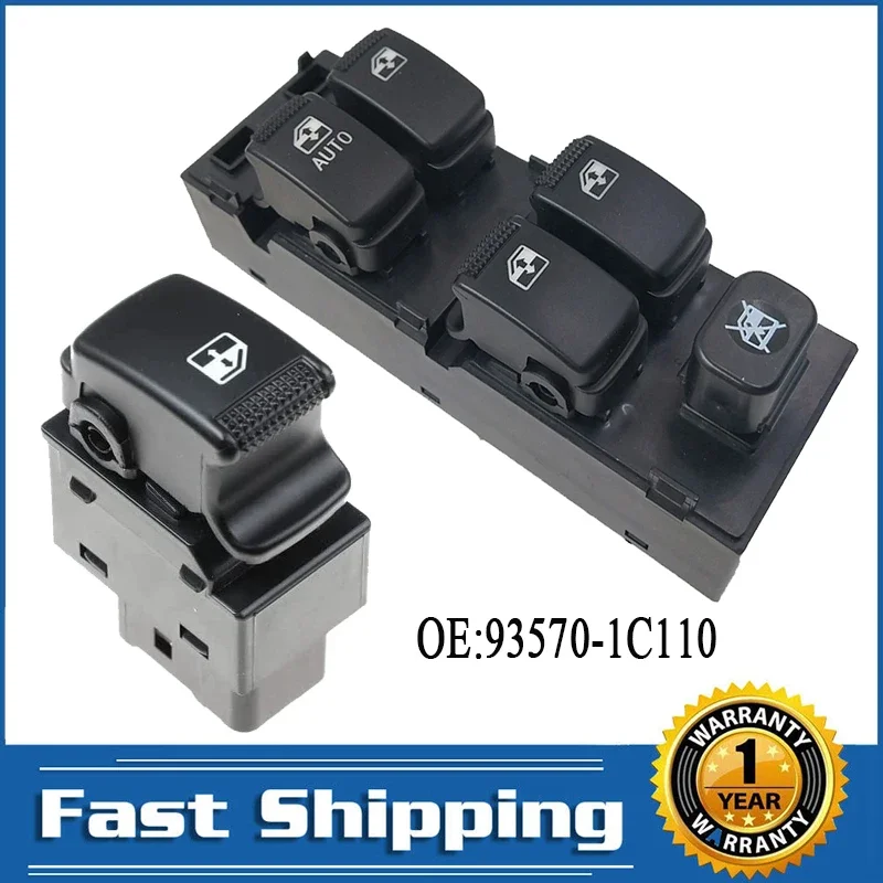 Interruptor elevalunas Hyundai Getz Matrix 2006-2010 Kia Carens