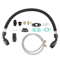 Kit línea de aceite turbo con retorno y alimentación para T3/T4/T04E