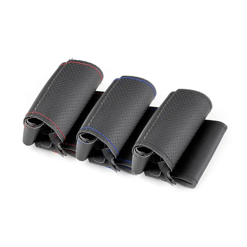 Funda de volante trenzada de cuero para Porsche Cayenne y Panamera - imagen 2