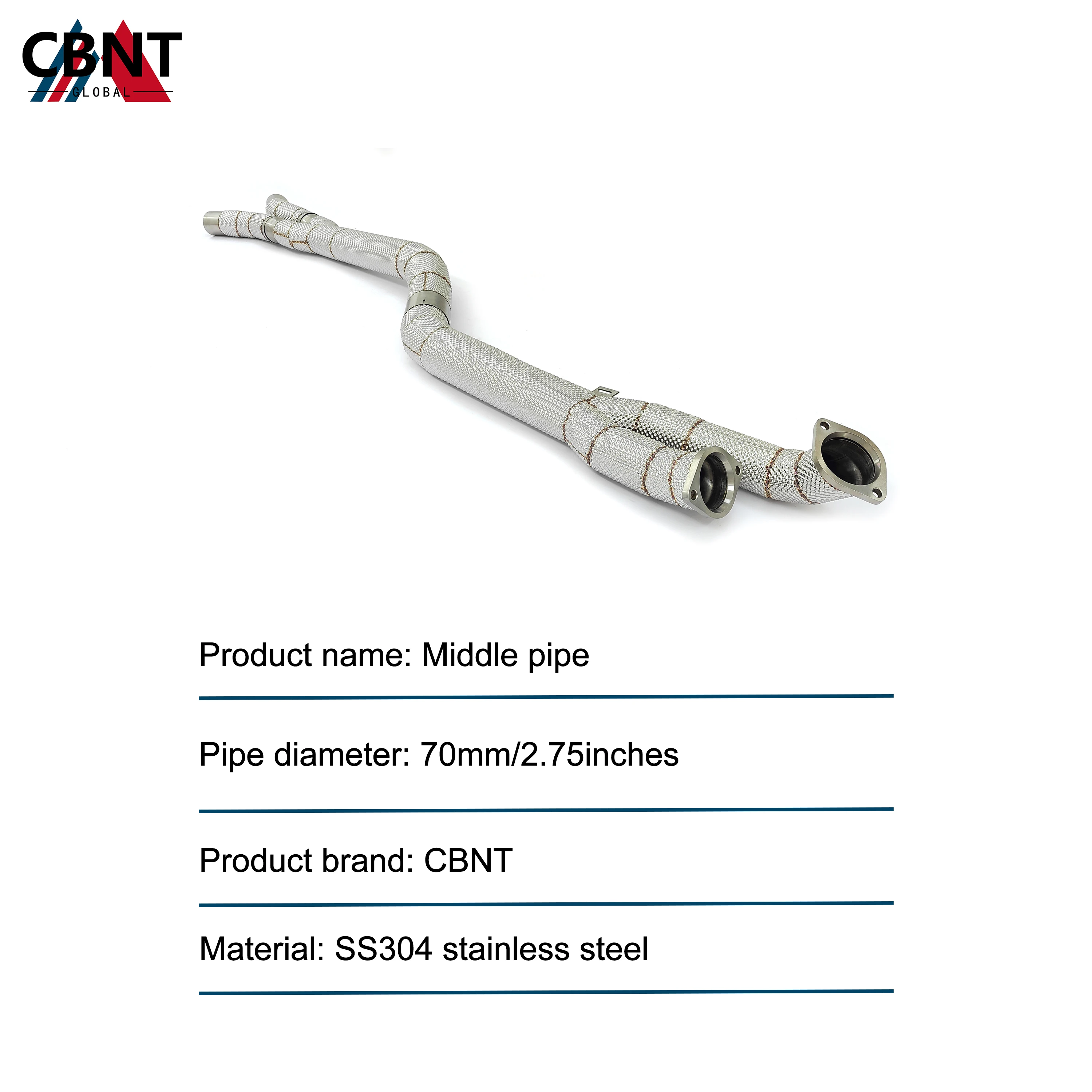 Tubo intermedio escape BMW M3 M4 S58 3.0 Turbo - imagen 5