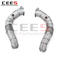 Tubo de bajada de escape CEES acero inoxidable – BMW X5M/X6M E70 E71 4.4T 2010-2014