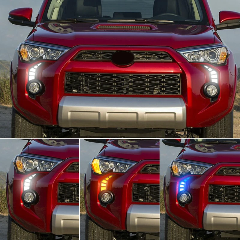 Kit luces LED DRL Toyota 4Runner 2014-2021 blanco diurno - imagen 5