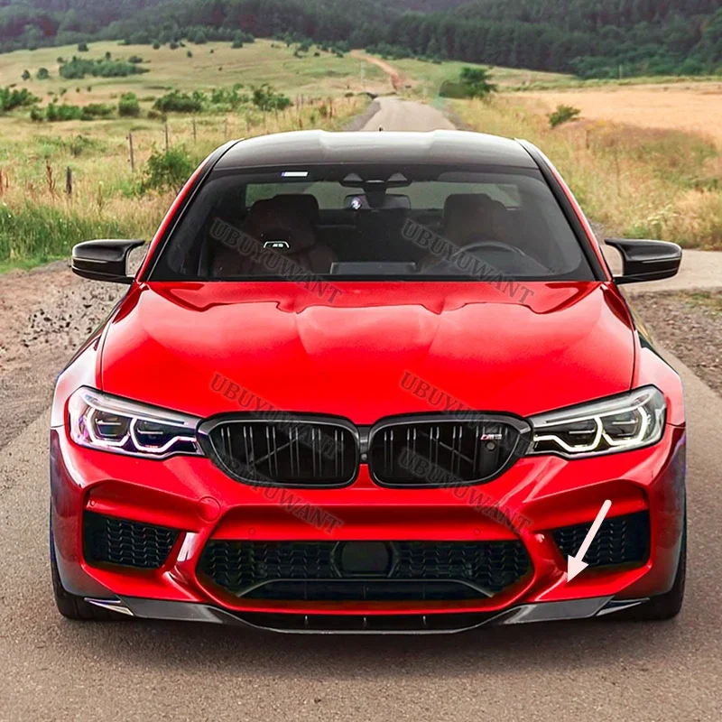 Alerón delantero BMW M5 F90 2018-2020, labio de parachoques - imagen 4