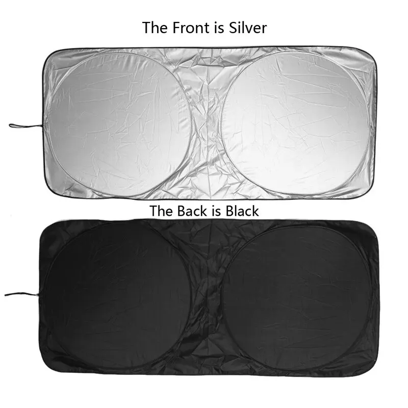 Parasol para coche con protección UV, parabrisas delantero y trasero - imagen 4