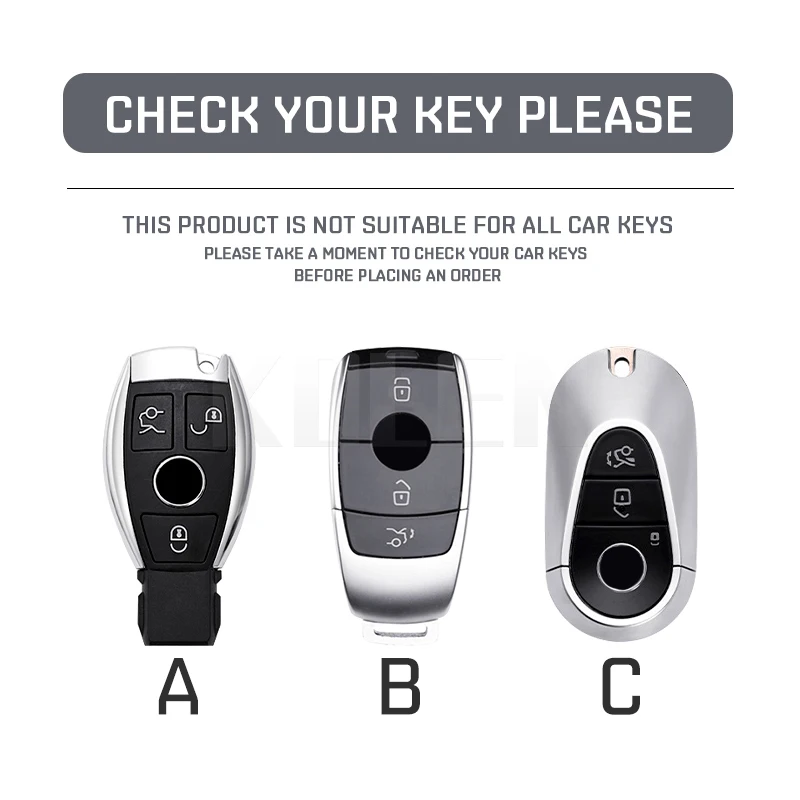 Funda de TPU para llave Mercedes Benz - vista frontal
