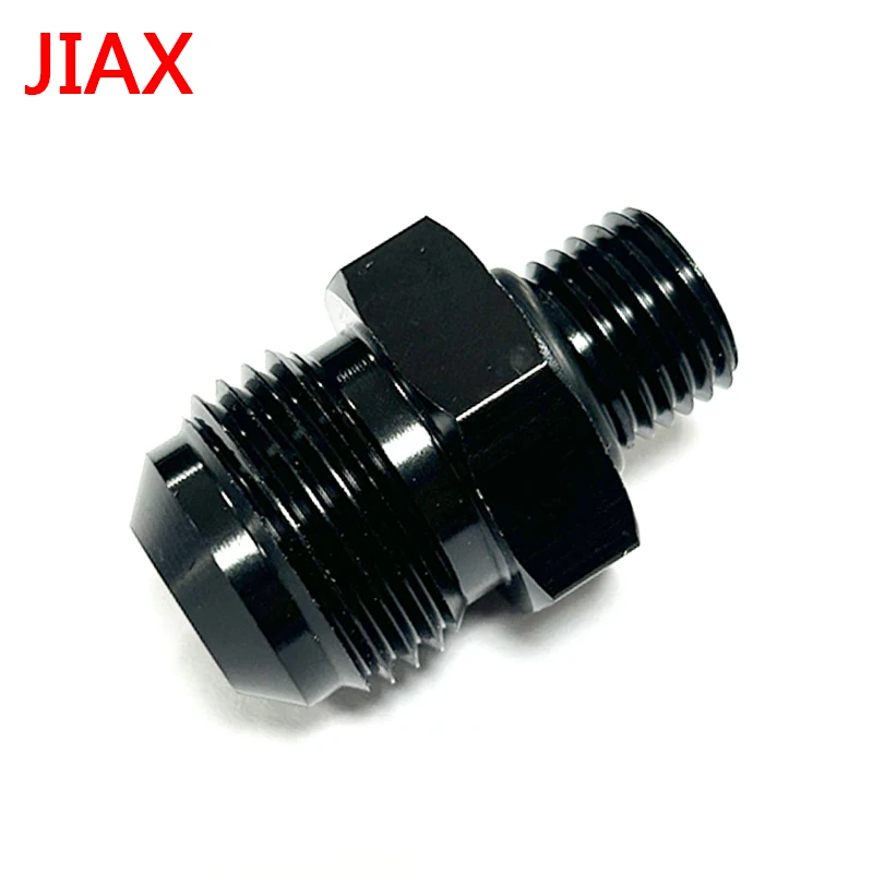 Adaptador recto AN10 a M16x1.5 - aluminio negro