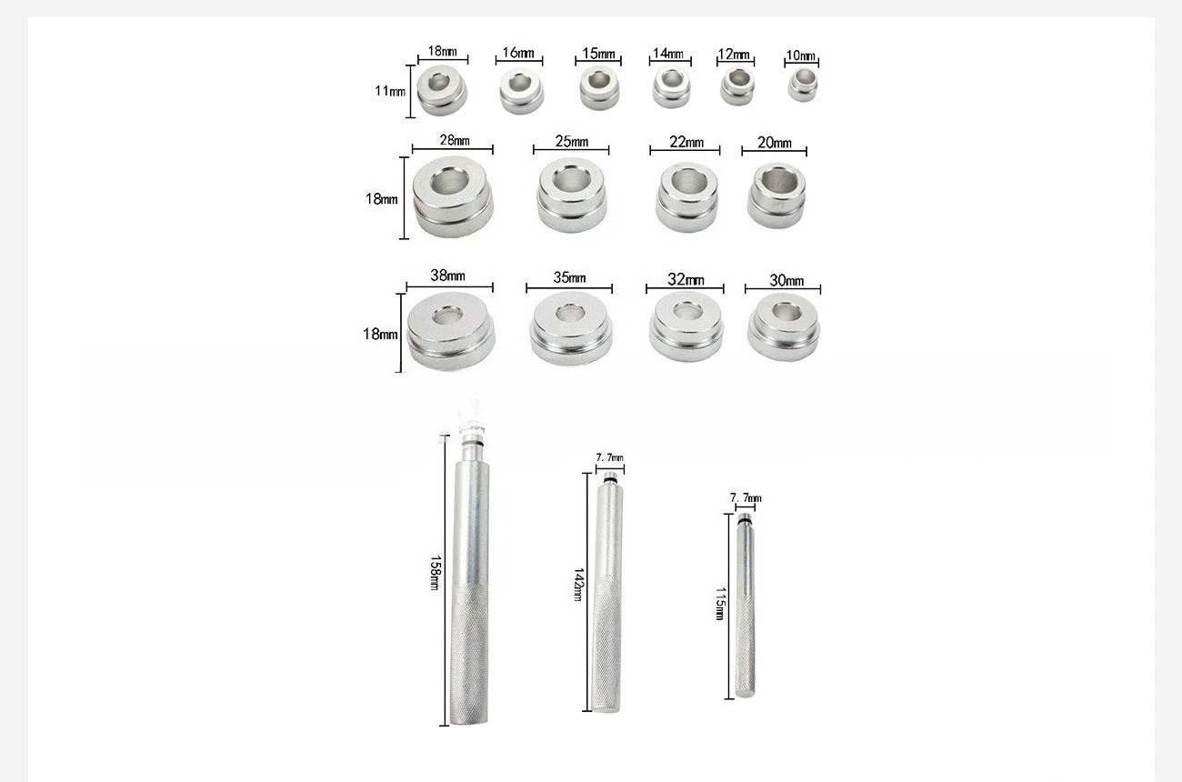 Kit extractor e instalador de rodamientos para taller mecánico - imagen 5