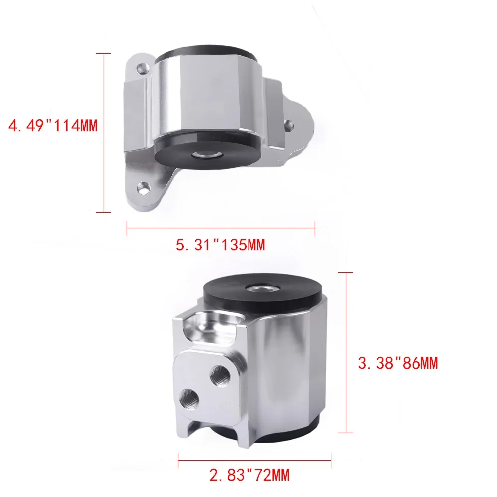 Kit de montaje de intercambio de motor de coche para Honda Civic Si EP3 2002-2005, Kit de soportes de motor de aluminio Billet para Acura RSX DC5 2002-2006 - imagen 4