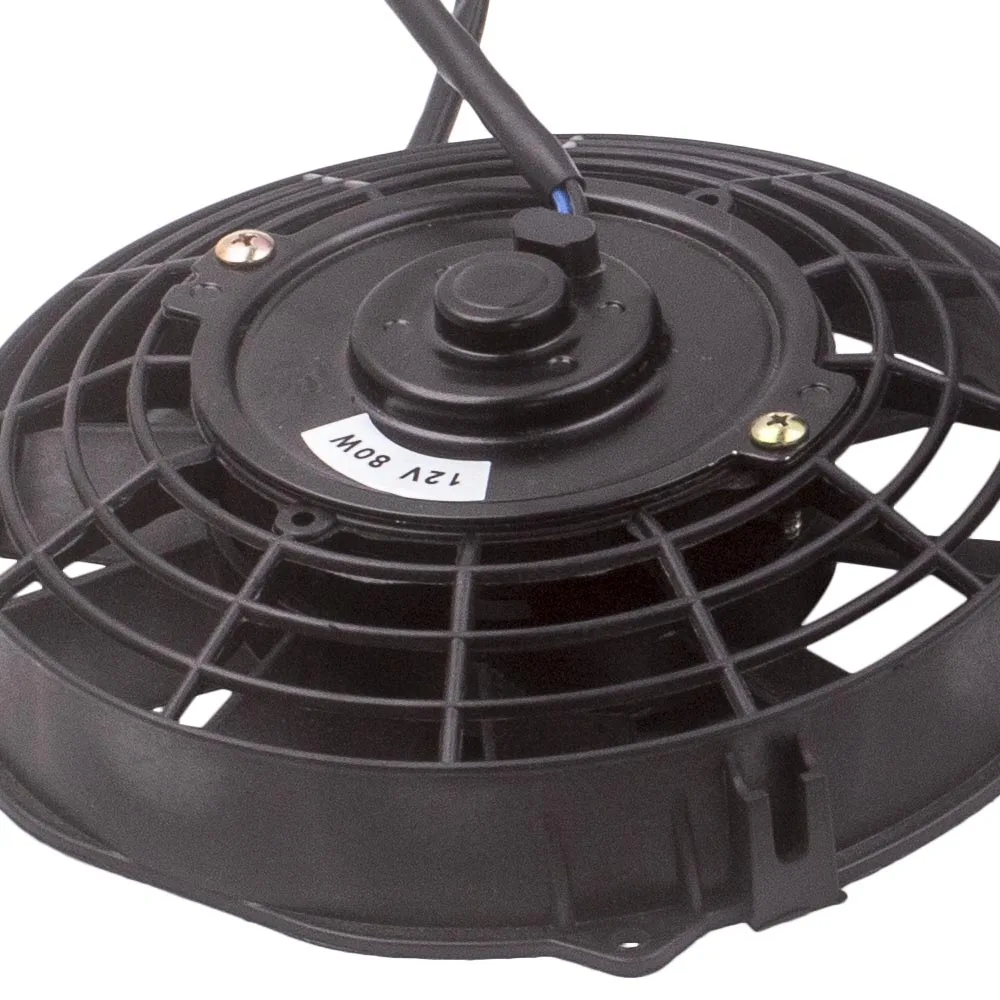 Ventilador eléctrico de 7 pulgadas instalado