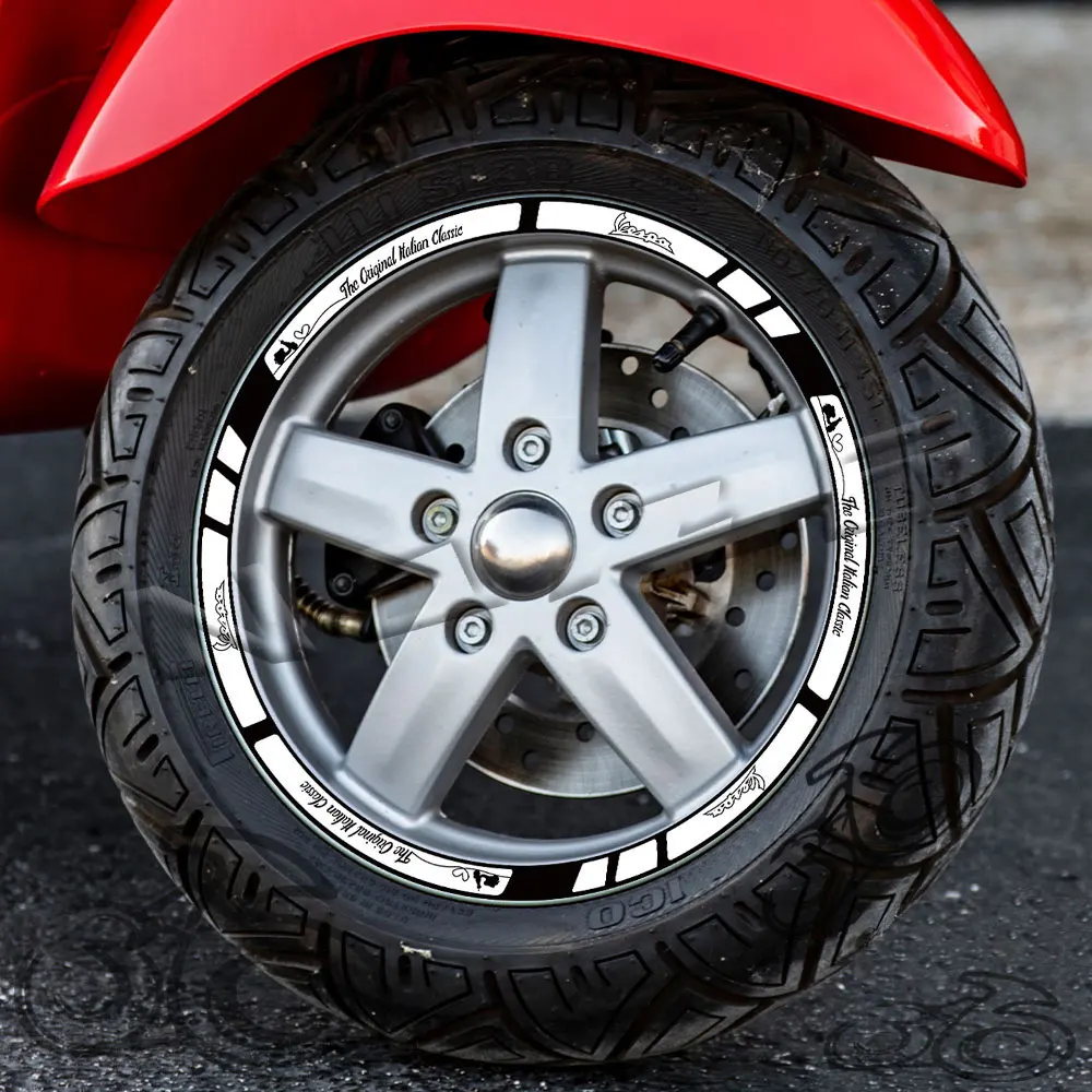 Pegatina impermeable para llanta de moto Vespa Primavera, Sprint y GTS - imagen 5