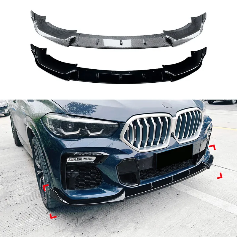 Kit labio divisor y difusor delantero ABS para BMW X6 G06 (2019-2022) M Sport - imagen 2