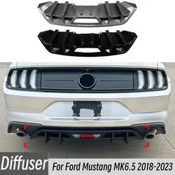 Difusor trasero Monjaro Tuning para Ford Mustang MK6.5 2018-2023