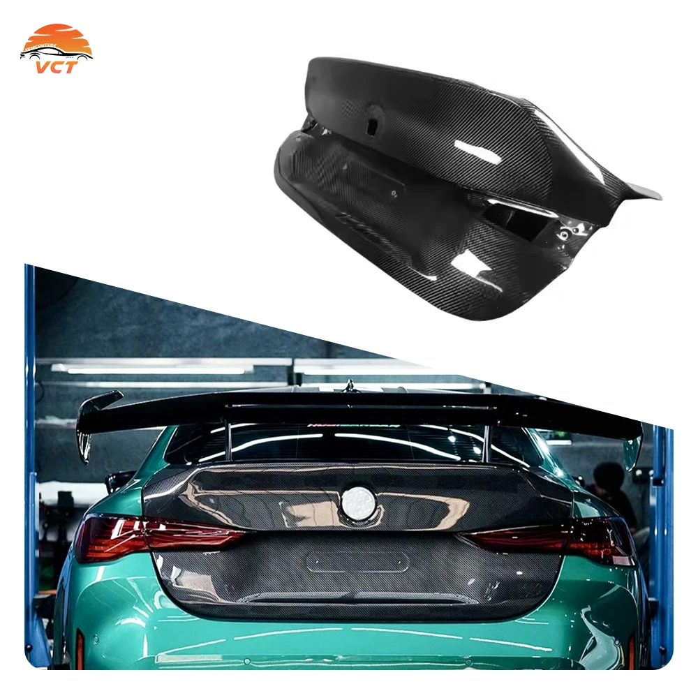 Tapa trasera de maletero en fibra de carbono seca – BMW G80 G82 - imagen 4