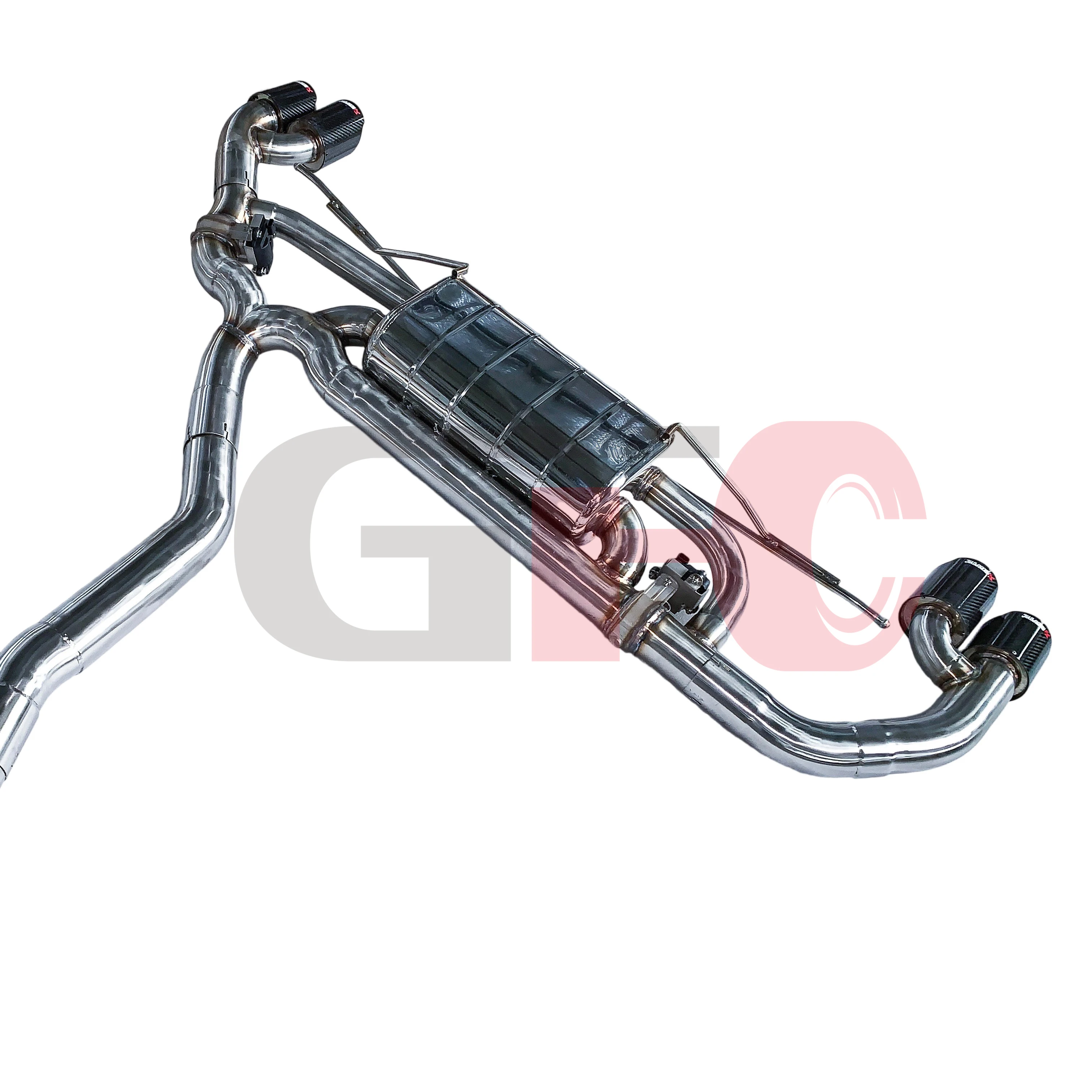 Sistema de escape Cat-back híbrido L con válvula para BMW X5 3.0T 2020 - imagen 3