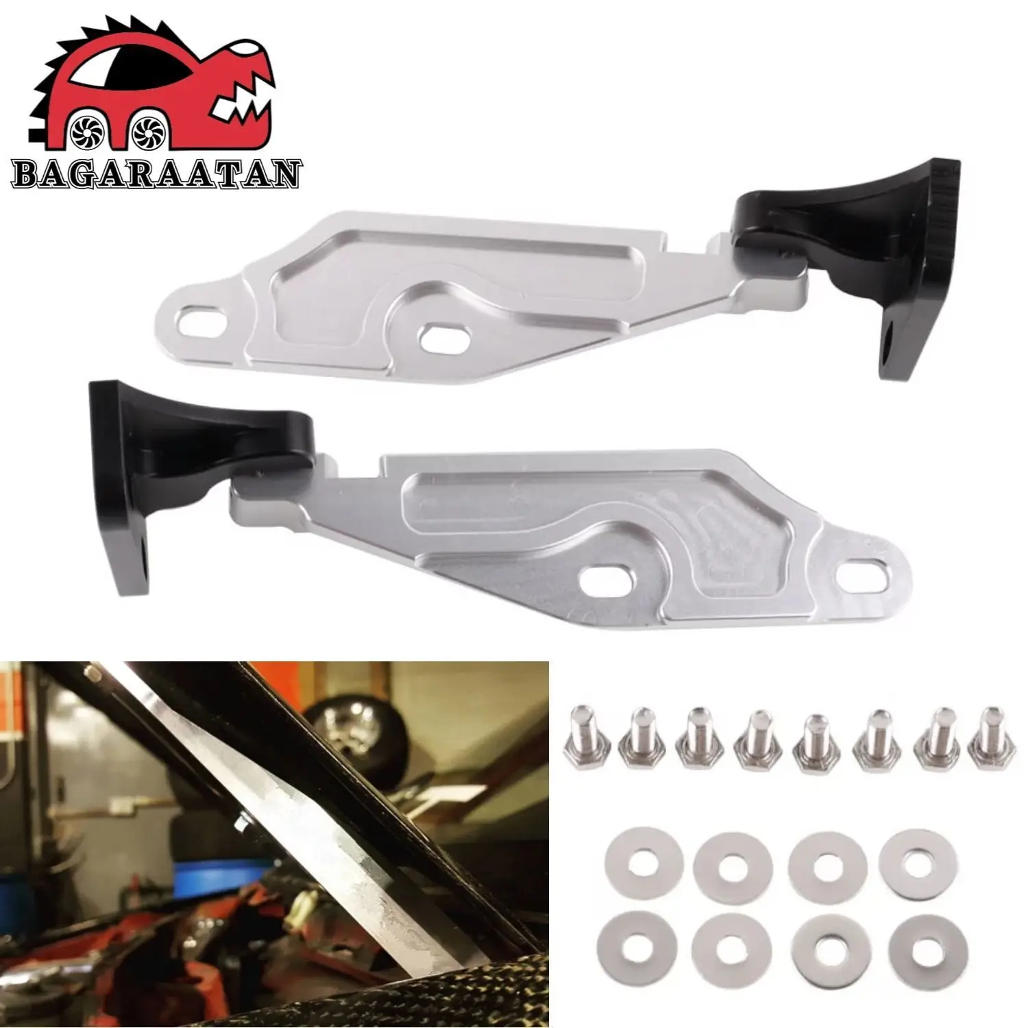Cierre rápido de capó para Honda Civic Type R EK/DC2 1996-2000