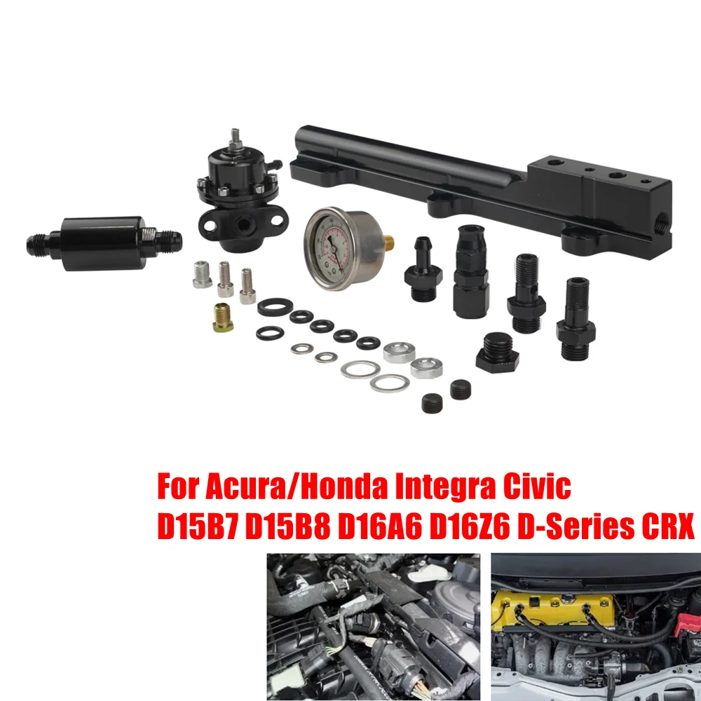 Riel de combustible Serie D de aluminio T6061