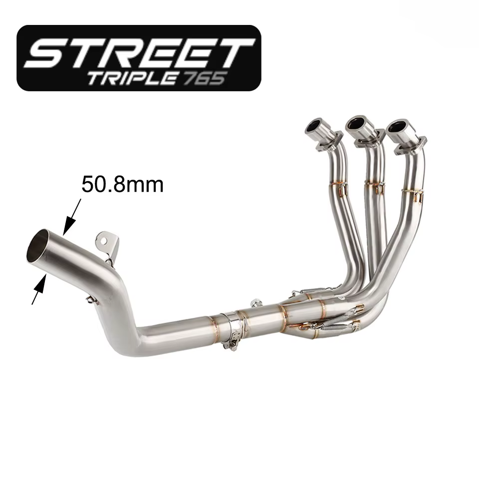 Silenciador de escape para Triumph Street Triple 765 2017-2024