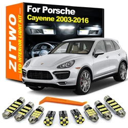 ZITWO Kit de bombillas LED para interior Porsche Cayenne 955/957/958