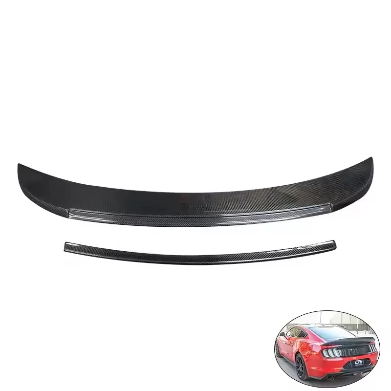 Langyu Alerón trasero fibra carbono Ford Mustang 2015-2021