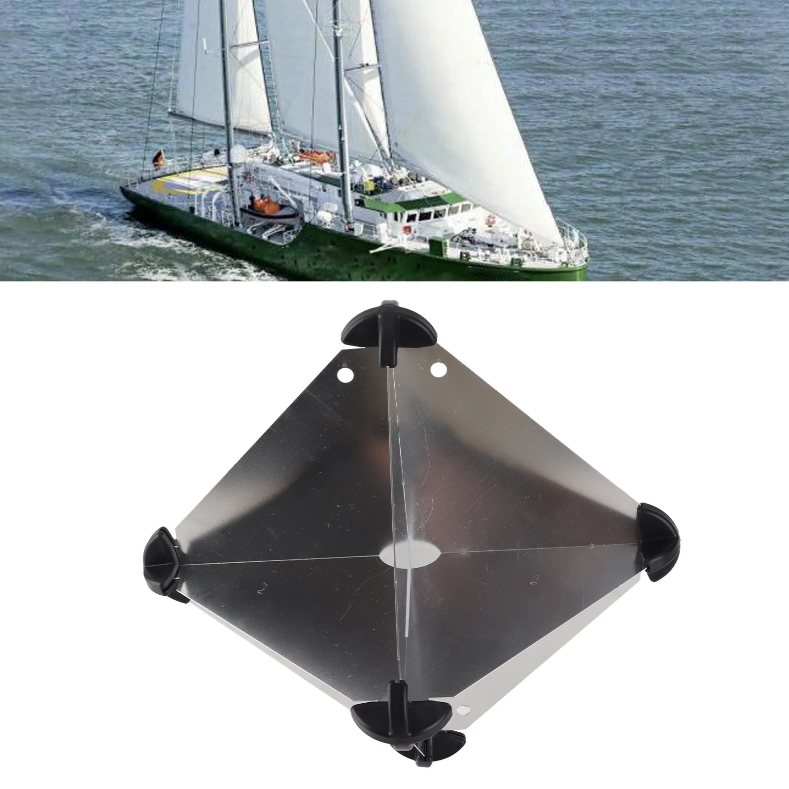 Reflector radar aluminio octahedral 12x12 para barco - imagen 4