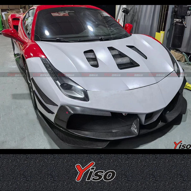 Kit de carrocería en fibra de carbono seca para Ferrari 488 EVO