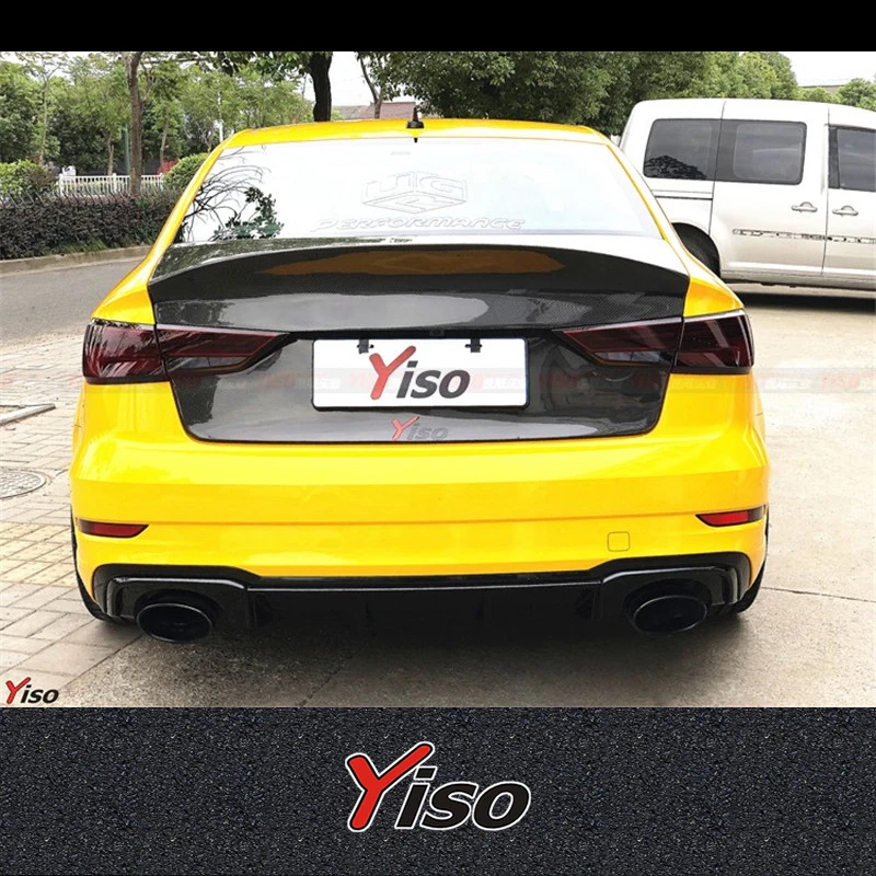 Cubierta trasera de fibra de carbono para Audi S3/RS3 - imagen 3