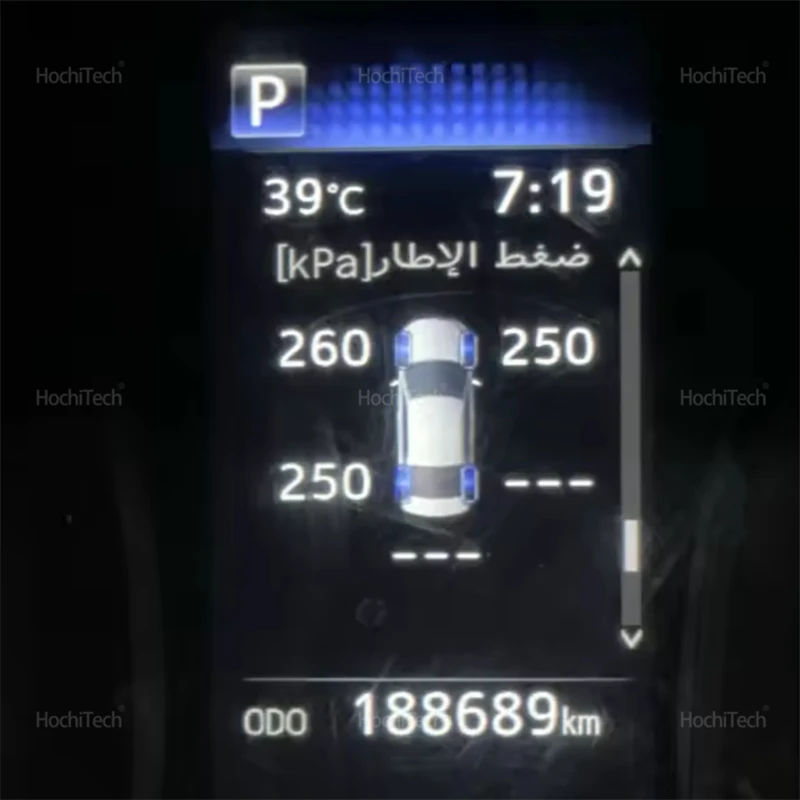 Sistema TPMS con pantalla LCD y alarma para Toyota C-HR 2019-2024 - imagen 5