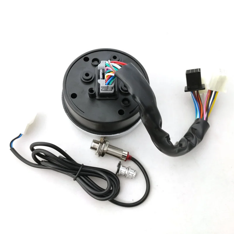 Cuadro de instrumentos LCD universal para moto con velocímetro y tacómetro - imagen 2