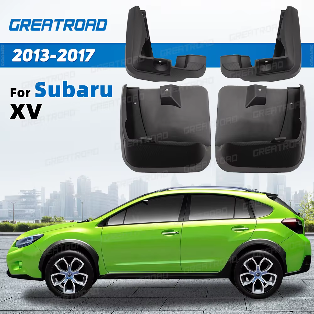 4 Uds. Guardabarros ABS duraderos para Subaru XV 2013-2017 2014 2015 2016 guardabarros guardabarros accesorios de coche - imagen 2
