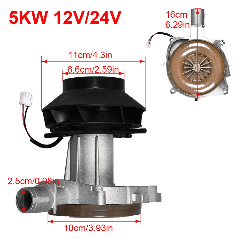 Ventilador Calefacción Calentador Estacionamiento 5kW 12V/24V D2/D4 - imagen 5