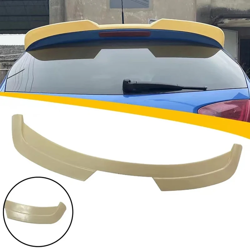 Alerón de techo trasero ABS fibra de carbono brillante Seat León MK2 - imagen 4