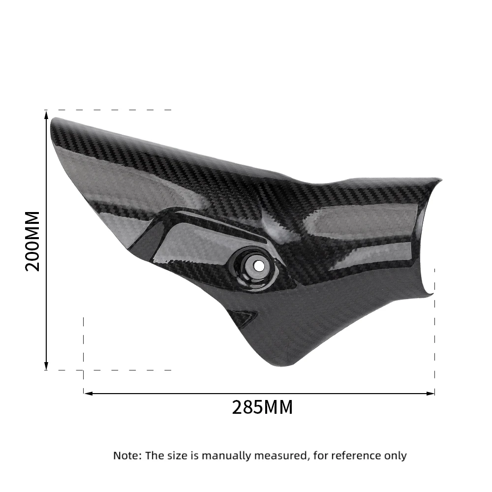 Placa protectora de fibra de carbono para Triumph Rocket 3 R - imagen 4