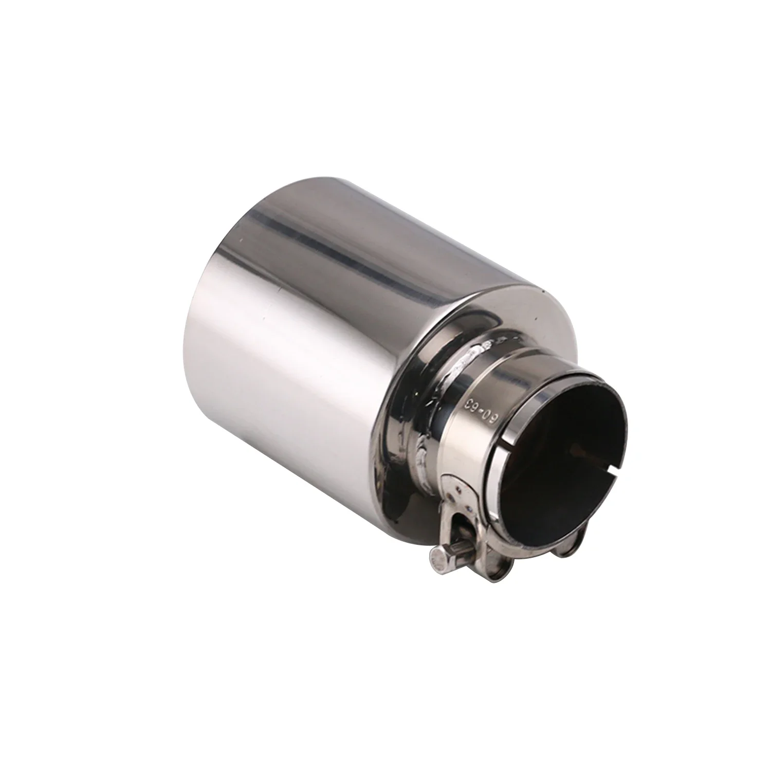 Punta de escape acero inoxidable 2.5" a 3.5" universal con abrazadera - imagen 5