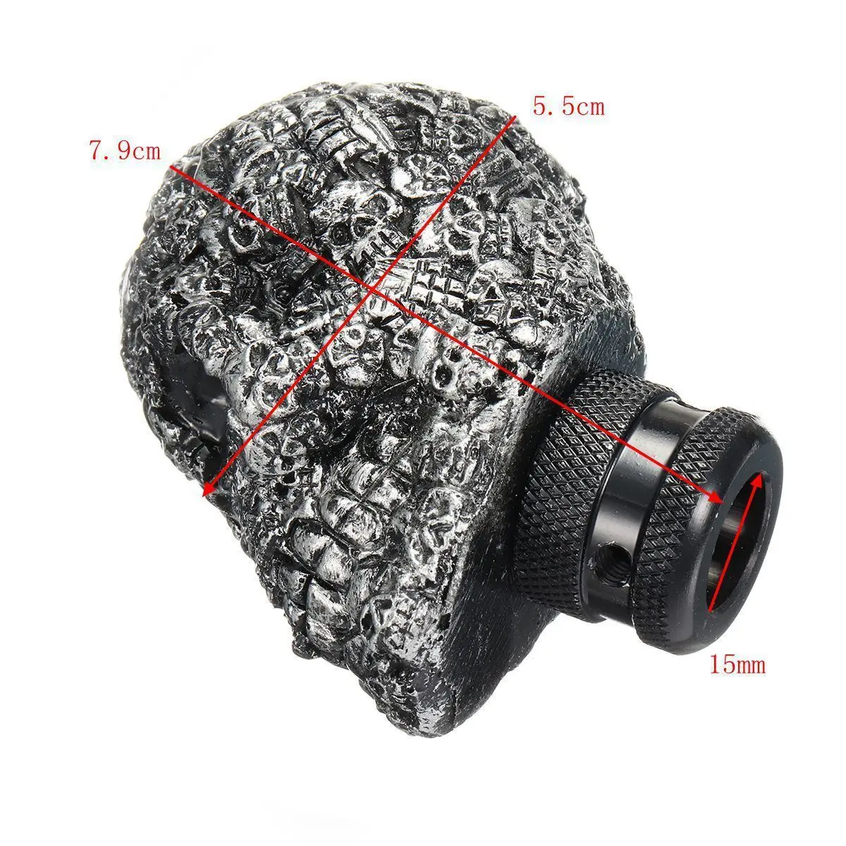 Perilla de cambios calavera para transmisión manual – Tuning - imagen 3