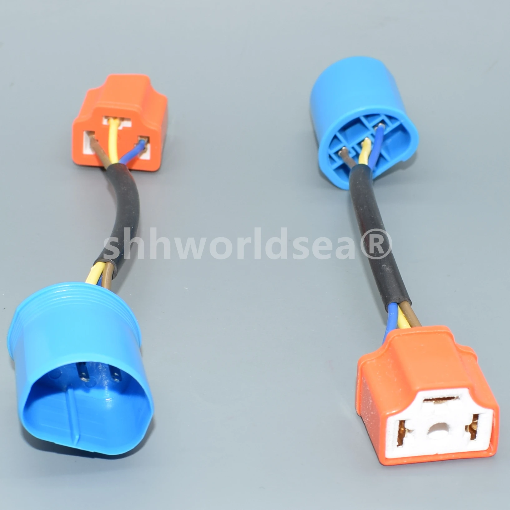 Shhworldsea Adaptador de faro 9004/9007 macho a H4 hembra - imagen 2