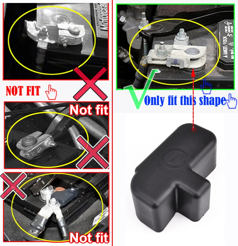 Tapa Terminal Batería Negativo Ford F-150 Flex Taurus 2013-2018 - imagen 3