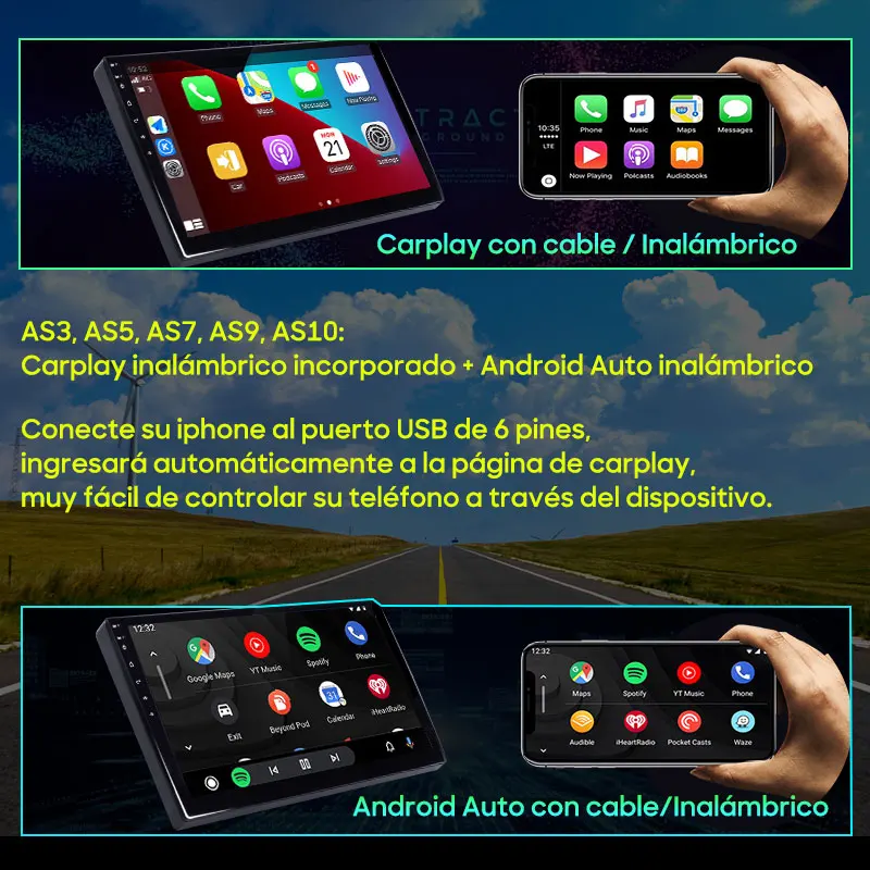 Radio multimedia con CarPlay y GPS navegable para Audi TT MK2 8J - imagen 2