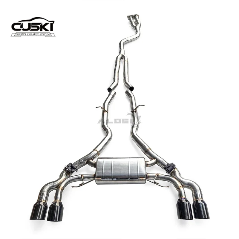 Silenciador de escape trasero inox para BMW X3M/X4M 3.0T F97/F98